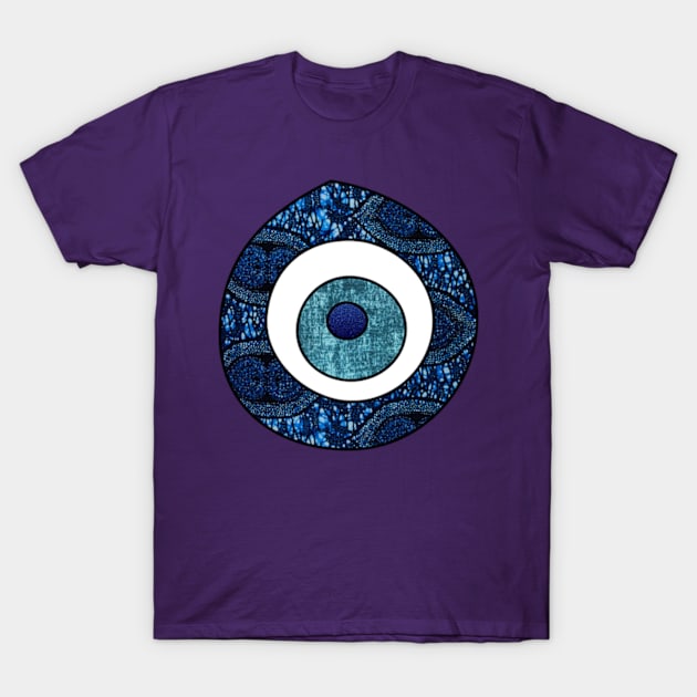 Evil Eye African collage T-Shirt by artbyomega